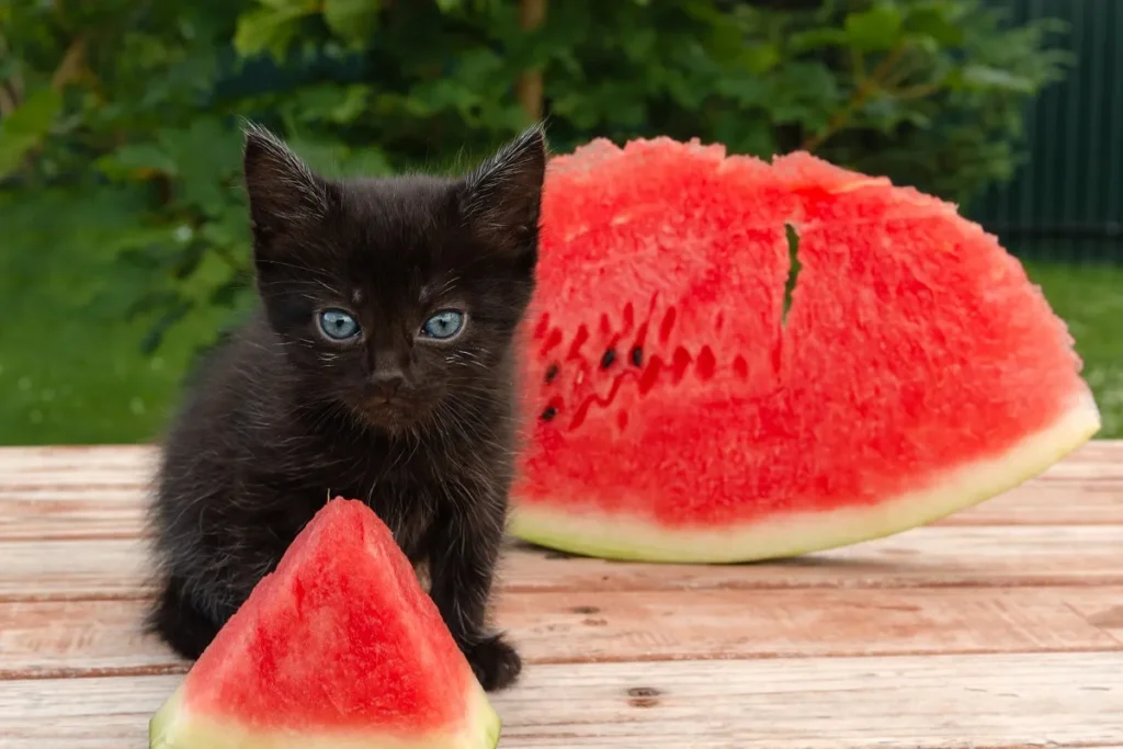 pastèque pour chat